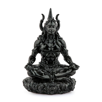 Lord Shiva Dhyana Mudra Murti | Antique Finish |Car Dashboard Idol - Decorwala 